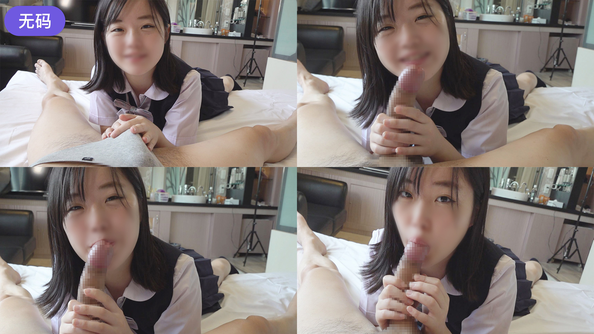 FC2-4460555 【個人撮影】 顔出し「えりか18歳」純粋無垢な制服美〇※に洗礼の超デカチン3P!-cd2